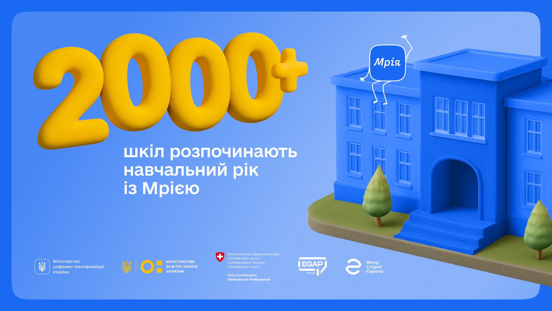 До Мрії долучилися 2000 шкіл